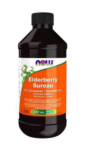 Now Elderberry 10:1 Concentrate Liquid (237ml)