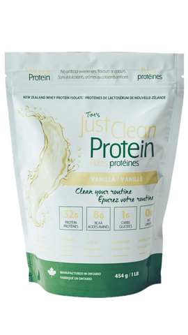 Just Clean New Zealand Grass-Fed Whey Protein (1Lb/454g)