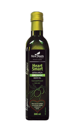 New Roots Herbal Heart Smart Organic Extra Virgin Olive Oil (500ml)