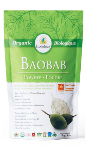 Ecoideas Organic Baobab Fruit Pulp Powder