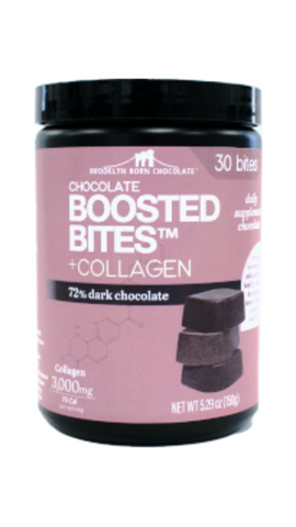 Brooklyn Born Chocolate Dark Chocolate Bites + Collagen (30ct/150g)
