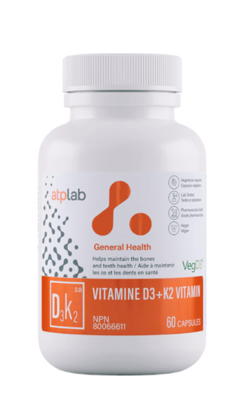 ATP Lab Vitamin D3K2 60 Caps