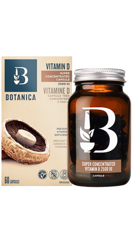 Botanica Vitamin D Super Concentrated Capsule 2500 IU (60 Caps)