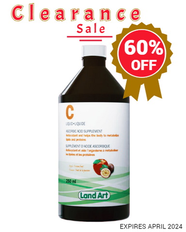 Land Art Vitamin C Liquid 250ml, Expires April 2024
