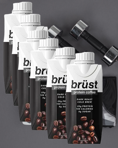 Brust Dark Roast Protein Coffee 330ml