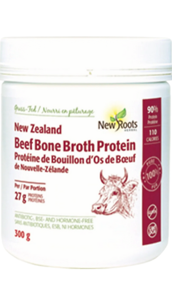 New Roots Herbal Beef Bone Broth Protein (300g Powder)