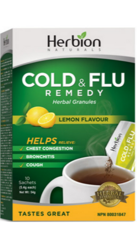Herbion Cold and Flu Remedy (10 Sachets)