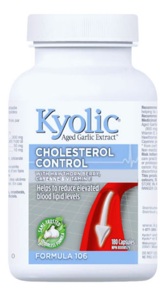 Kyolic Formula 106 Cholesterol Control w/Hawthorn