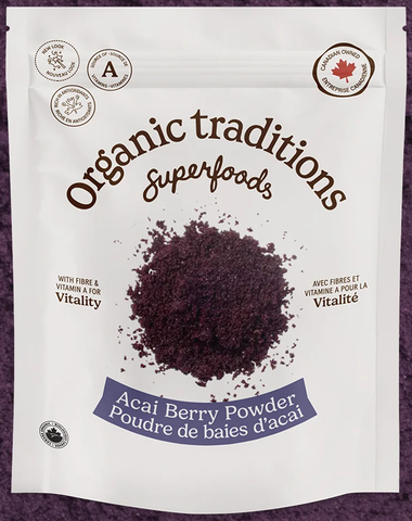 Organic Traditions Freeze Dried Acai Powder 100g
