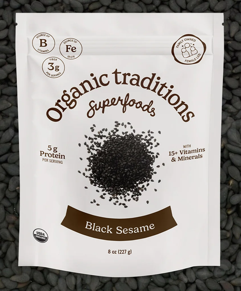 Organic Traditions Black Sesame Seeds