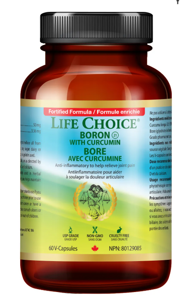 Life Choice Boron with Curcumin - 60 VegCaps