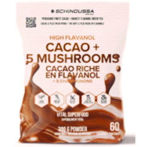 Schinoussa High Flavanol Cacao + 5 Mushrooms (300g)