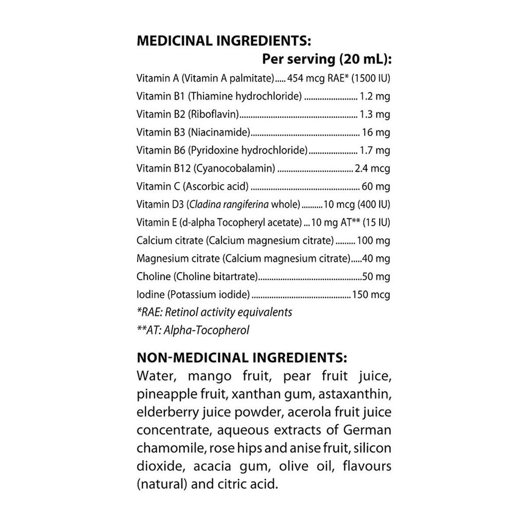 Flora Kid's Multi Essentials+ Liquid Natural Health Garden