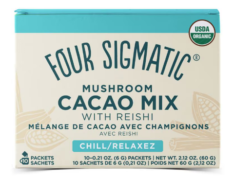 Four Sigmatic Organic Cacao Mix - CHILL with Reishi Mushroom (10 Sachets)