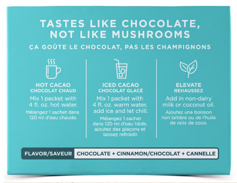 Four Sigmatic Organic Cacao Mix - CHILL with Reishi Mushroom (10 Sachets)
