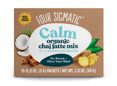 Four Sigmatic Organic Chai Latte Mix - CALM with Reishi Mushroom (10 Packets)
