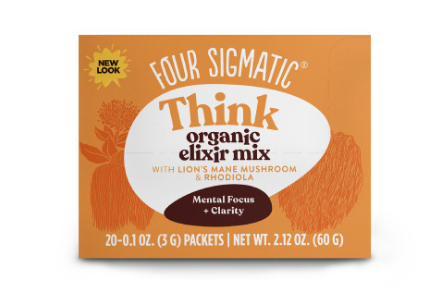 Four Sigmatic Organic Elixir Mix - FOCUS with Lion's Mane Mushroom & Rhodiola (20 Sachets)