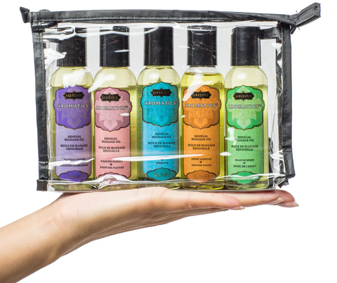 Kama Sutra Aroma Massage Tranquility Kit - 5 Oils x 2oz/59ml