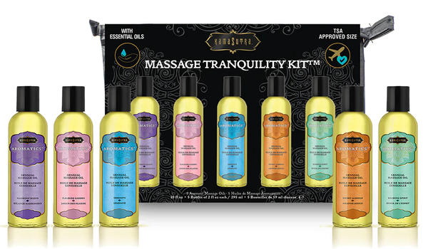 Kama Sutra Aroma Massage Tranquility Kit - 5 Oils x 2oz/59ml