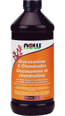 NOW Foods Glucosamine & Chondroitin w/ MSM - Liquid 473ml