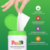 PawZ SaniPaw Odor Eliminating Dog Paw Wipes (60 Wipes)