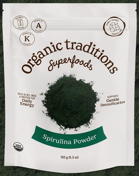 Organic Traditions Spirulina Powder 150g