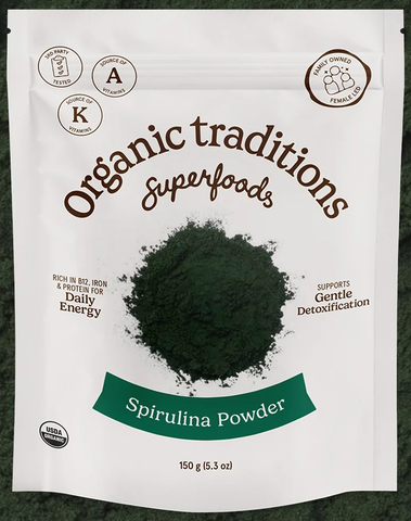 Organic Traditions Spirulina Powder 150g