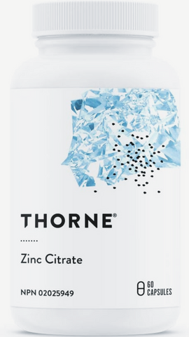 Thorne Zinc Citrate (60 Capsules)