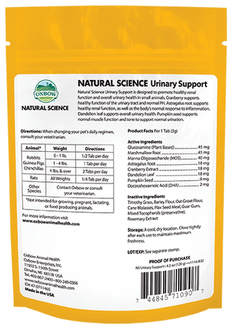 Oxbow Natural Science Urinary Support (4.2 oz)