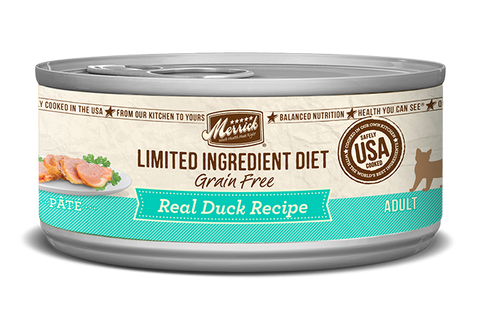 Merrick Limited Ingredient Diet Grain Free Real Duck Recipe Pâté - Cat Wet Food