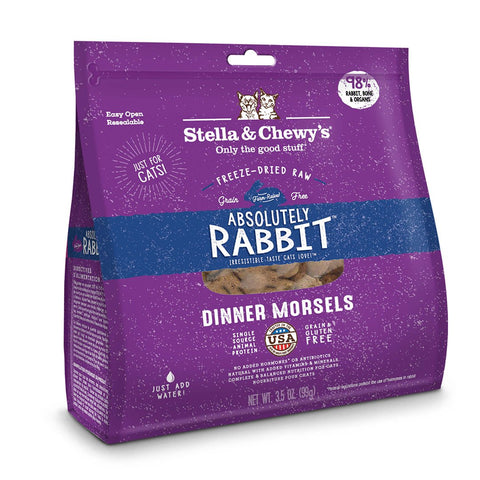 Stella & Chewy’s Absolutely Rabbit Freeze-Dried Raw Dinner Morsels