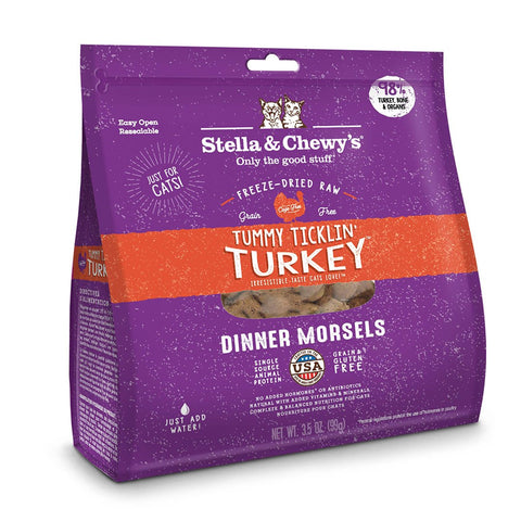 Stella & Chewy’s Tummy Ticklin’ Turkey Freeze-Dried Raw Dinner Morsels