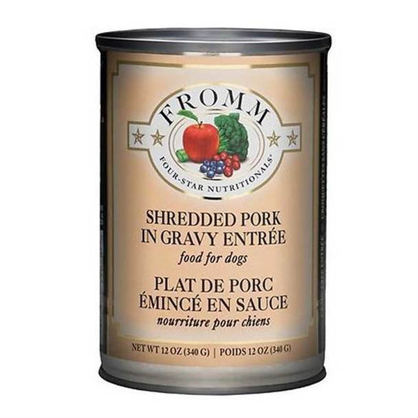 Fromm Four Star Shredded Pork Entree 12oz Can