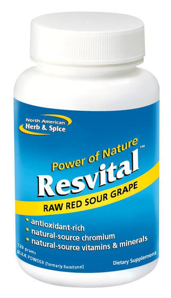North American Herb & Spice Resvitanol Powder - Red Sour Grape Powder (120g)