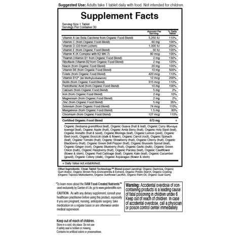 mykind Organics - Women's Once Daily Multivitamin (30 VegTabs)