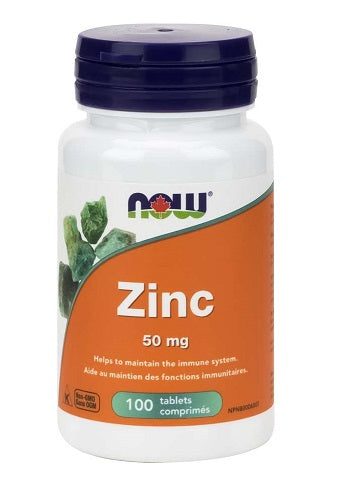 NOW Foods Zinc Gluconate 50mg (100 Tabs)