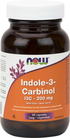 NOW Foods Indole-3-Carbinol - 200mg (60 VegCaps)