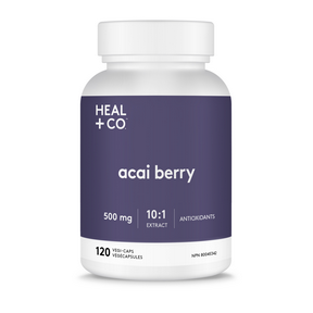 Heal + CO Acai Berry - 10:1 500 mg (120 VegCaps)
