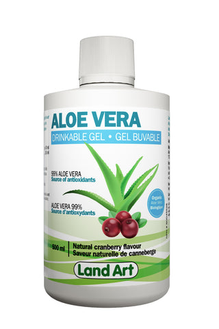 Land Art Aloe Vera Gel Cranberry Flavour
