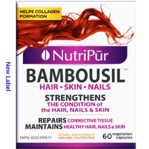 Nutripur BambouSil Hair-Skin-Nails (60 VegCaps)