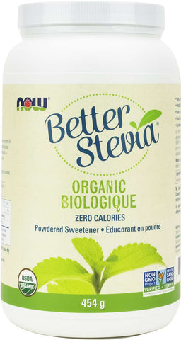 NOW Foods Better Stevia Organic Powder (454g)