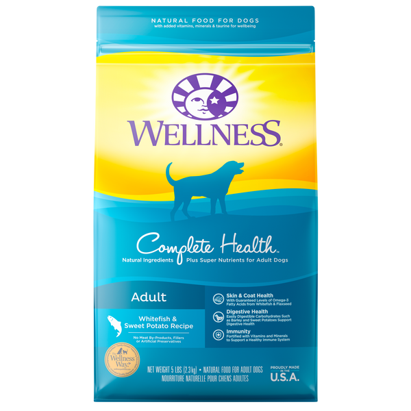 Wellness Complete Health Whitefish & Sweet Potato Dog Dry Food