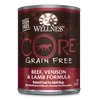 Wellness CORE Beef, Venison & Lamb - Dog Wet Food (12.5 oz)