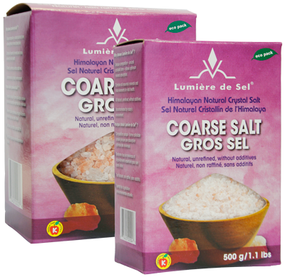 Lumière de Sel® Himalayan Coarse Granulated Salt (500g)