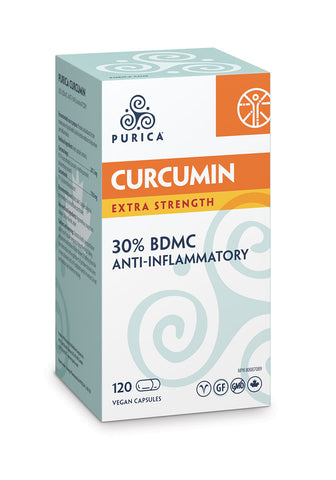 PURICA Curcumin Extra Strength - powered by BDM30 (120 VCaps)