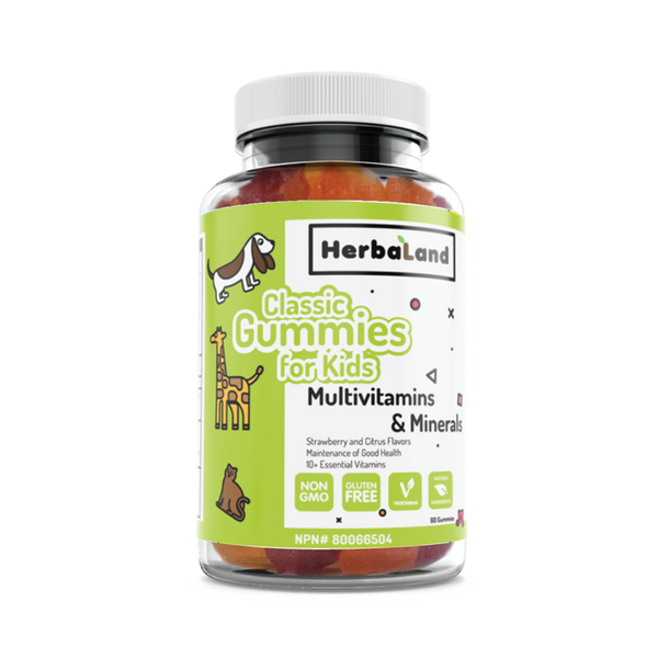 Herbaland Classic Gummies For Kids: Multivitamins (60 Gummies)