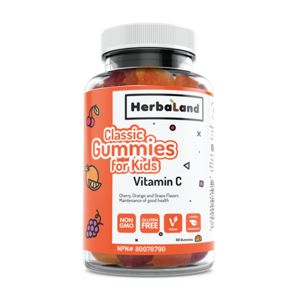 Herbaland Vitamin C Classic Gummies For Kids (60 Gummies)
