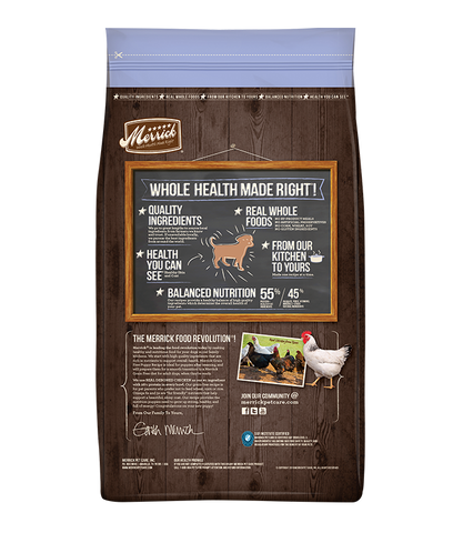 Merrick Grain Free Real Chicken + Sweet Potato Puppy Recipe - Dog Dry Food