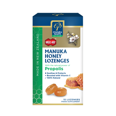 Manuka Health Honey & Propolis Lozenges (15 Lozenges)