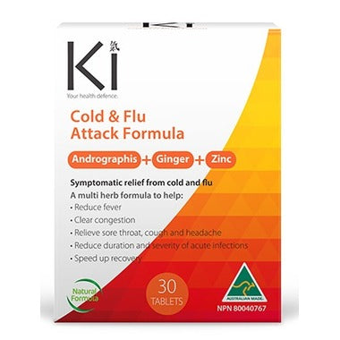 Martin & Pleasance Ki Cold & Flu Attack Formula (30 Tabs)